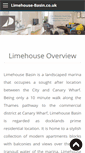Mobile Screenshot of limehouse-basin.co.uk